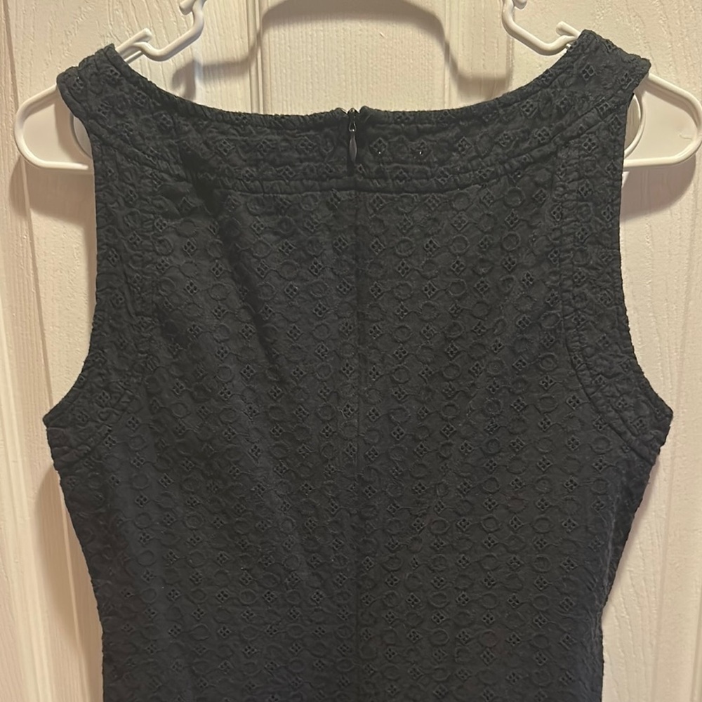 Black Sleeveless Sheath Dress - Picture 4 of 5